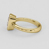 2.04 Ct. Peach Sapphire Ring, 10K Yellow Gold 4