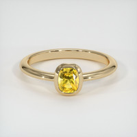0.60 Ct. Yellow Sapphire Ring, 10K Yellow Gold 1