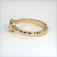 0.89 Ct. Sapphire Ring, 14K Yellow Gold 4