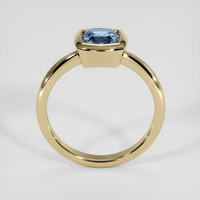 1.00 Ct. Greyish Blue Spinel Ring, 14K Yellow Gold 3