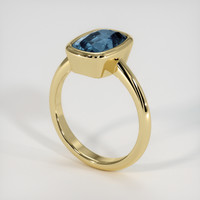 2.82 Ct. Gemstone Ring, 14K Yellow Gold 2