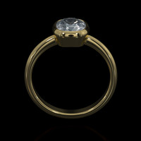 1.18 Ct. Gemstone Ring, 14K Yellow Gold 3