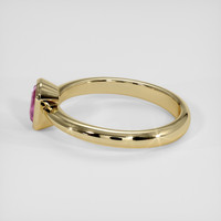 1.09 Ct. Purplish Pink Spinel Ring, 14K Yellow Gold 4