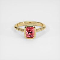 2.03 Ct. Padparadscha Sapphire Ring, 14K Yellow Gold 1