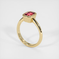 2.03 Ct. Padparadscha Sapphire Ring, 14K Yellow Gold 2