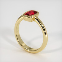 1.09 Ct. Ruby   Ring, 14K Yellow Gold 2