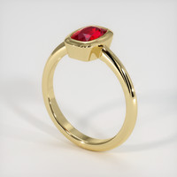 1.00 Ct. Ruby  Ring - 14K Yellow Gold