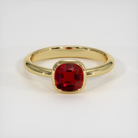 1.31 Ct. Ruby Ring, 14K Yellow Gold 1