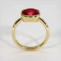 4.01 Ct. Ruby Ring, 14K Yellow Gold 3