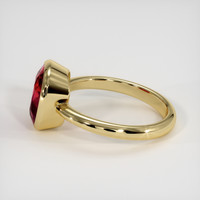 4.01 Ct. Ruby Ring, 14K Yellow Gold 4