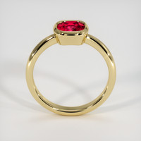 1.12 Ct. Ruby Ring, 14K Yellow Gold 3