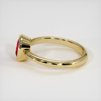 1.12 Ct. Ruby Ring, 14K Yellow Gold 4