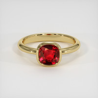 1.49 Ct. Ruby Ring, 14K Yellow Gold 1