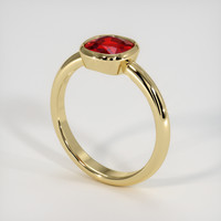 1.50 Ct. Ruby Ring, 14K Yellow Gold 2