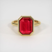 4.95 Ct. Ruby Ring, 14K Yellow Gold 1