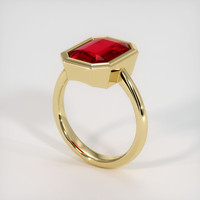 4.95 Ct. Ruby Ring, 14K Yellow Gold 2
