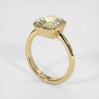 6.50 Ct. Yellow Sapphire Ring, 14K Yellow Gold 2