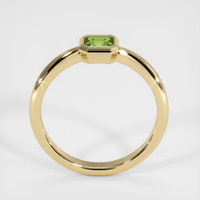 0.42 Ct. Green Sapphire Ring, 14K Yellow Gold 3
