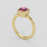 2.04 Ct. Purple Sapphire Ring, 14K Yellow Gold 2