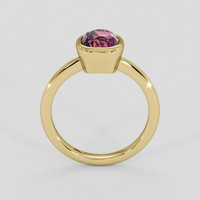 2.04 Ct. Purple Sapphire Ring, 14K Yellow Gold 3