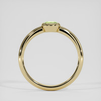 0.75 Ct. Greenish Yellow Sapphire Ring, 14K Yellow Gold 3