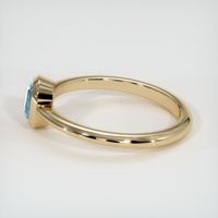 0.62 Ct. Sapphire Ring, 14K Yellow Gold 4