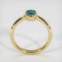 0.76 Ct. Sapphire Ring, 14K Yellow Gold 3