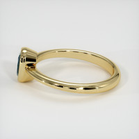 0.76 Ct. Sapphire Ring, 14K Yellow Gold 4