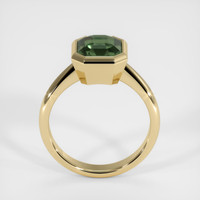 3.66 Ct. Green Sapphire Ring, 14K Yellow Gold 3