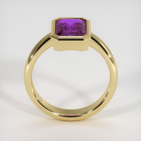 2.16 Ct. Purple Sapphire Ring, 14K Yellow Gold 3