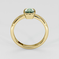 1.42 Ct. Green Sapphire Ring, 14K Yellow Gold 3
