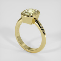 3.22 Ct. Yellow Sapphire Ring, 14K Yellow Gold 2