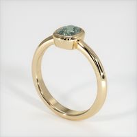1.07 Ct. Sapphire Ring, 14K Yellow Gold 2
