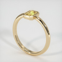 0.85 Ct. Yellow Sapphire Ring, 14K Yellow Gold 2