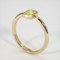 0.88 Ct. Yellow Sapphire Ring, 14K Yellow Gold 2