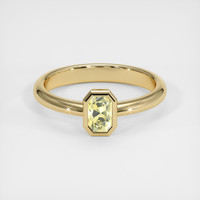 1.12 Ct. Yellow Sapphire Ring, 14K Yellow Gold 1