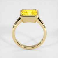 4.06 Ct. Yellow Sapphire Ring, 14K Yellow Gold 3
