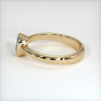 0.89 Ct. Blue Sapphire Ring, 18K Yellow Gold 4