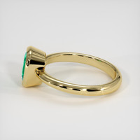 1.50 Ct. Emerald Ring, 18K Yellow Gold 4