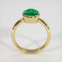 1.90 Ct. Emerald Ring, 18K Yellow Gold 3