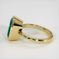 4.49 Ct. Emerald Ring, 18K Yellow Gold 4