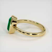 1.84 Ct. Emerald Ring, 18K Yellow Gold 4