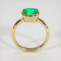 2.45 Ct. Emerald Ring, 18K Yellow Gold 3