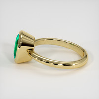 2.45 Ct. Emerald Ring, 18K Yellow Gold 4