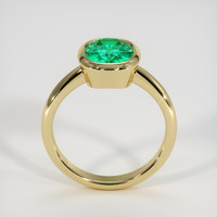 2.00 Ct. Emerald Ring, 18K Yellow Gold 3