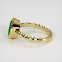 2.00 Ct. Emerald Ring, 18K Yellow Gold 4