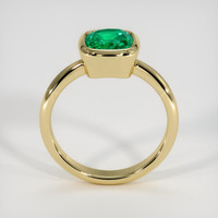 2.04 Ct. Emerald Ring, 18K Yellow Gold 3