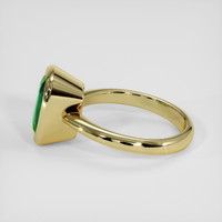 4.40 Ct. Emerald Ring, 18K Yellow Gold 4