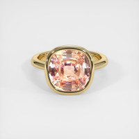 5.19 Ct. Sapphire Ring, 18K Yellow Gold 1