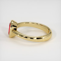 1.09 Ct. Ruby Ring, 18K Yellow Gold 4